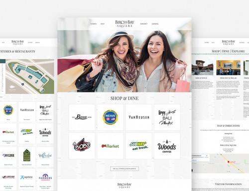 Birch Bay Square Website Design & Development