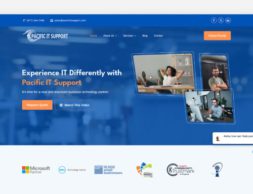 Pacific IT Support Web Design & Development