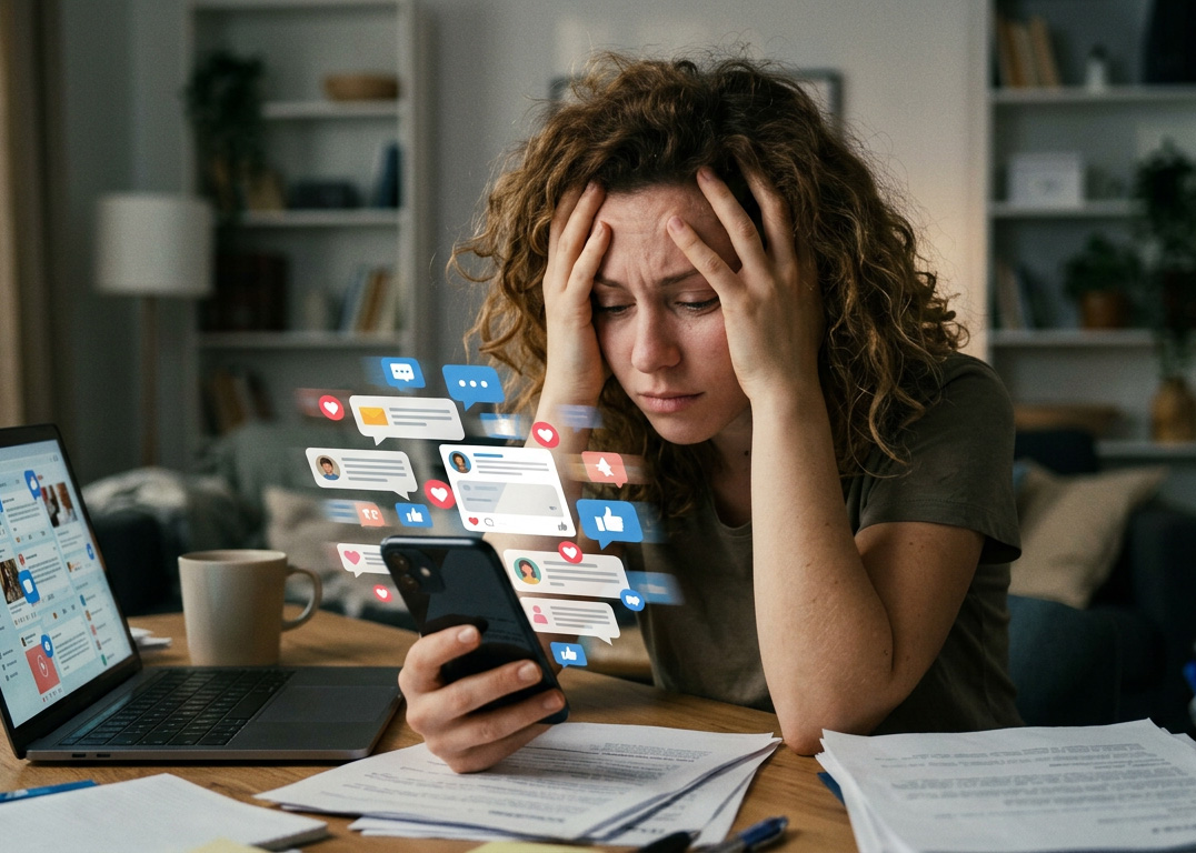 social media overwhelm